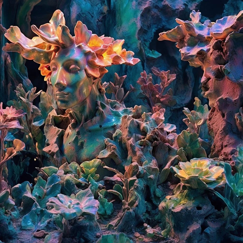 Eden-va2rosa-film still from drama movie_ abandoned architecture on Mars_ green alien plants_ ruins of archways and dome_ transluscent walls_-65ba8efd5faabf0c111b1752.jpg
