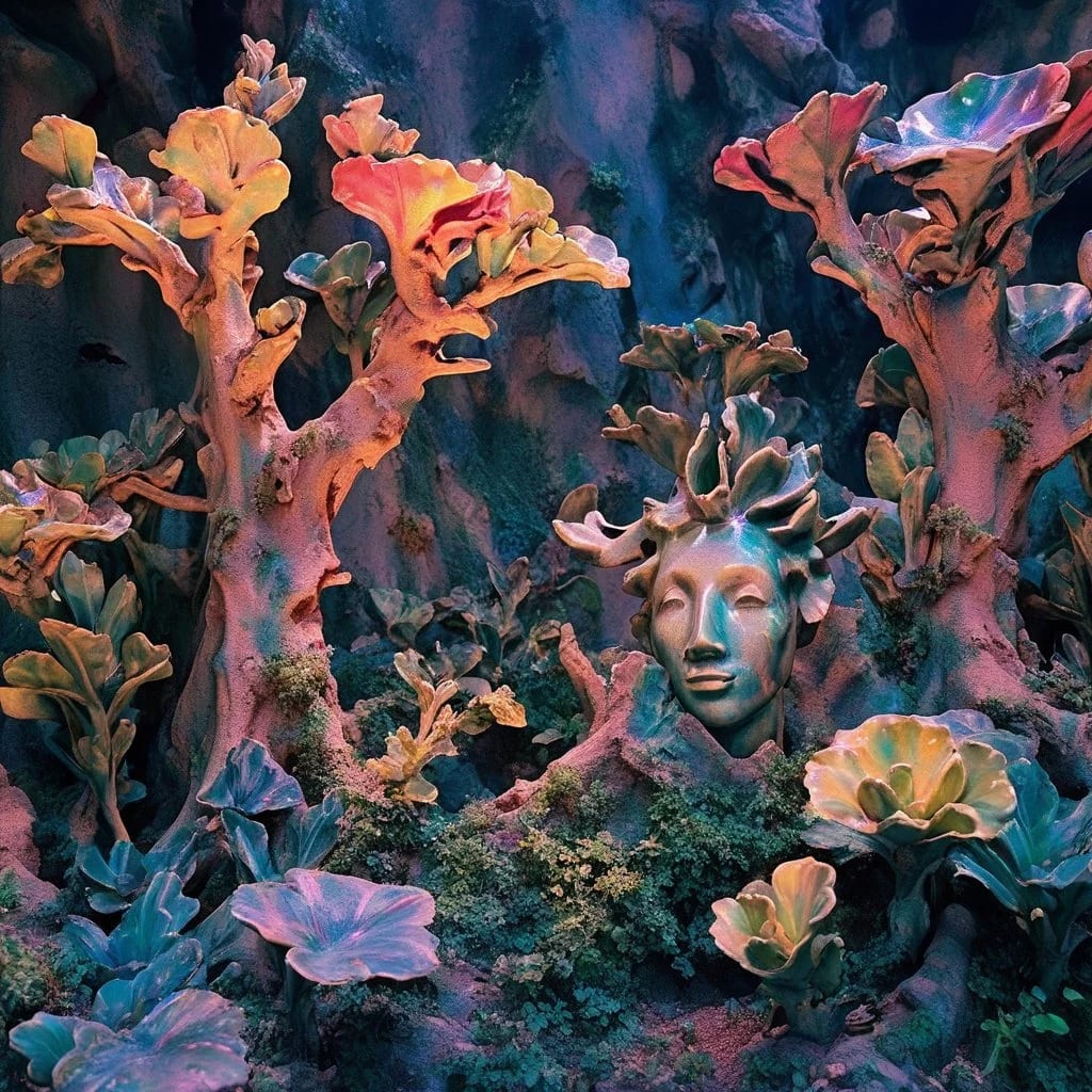 Eden-va2rosa-film still from drama movie_ abandoned architecture on Mars_ green alien plants_ ruins of archways and dome_ transluscent walls_-65ba8efd5faabf0c111b1755.jpg