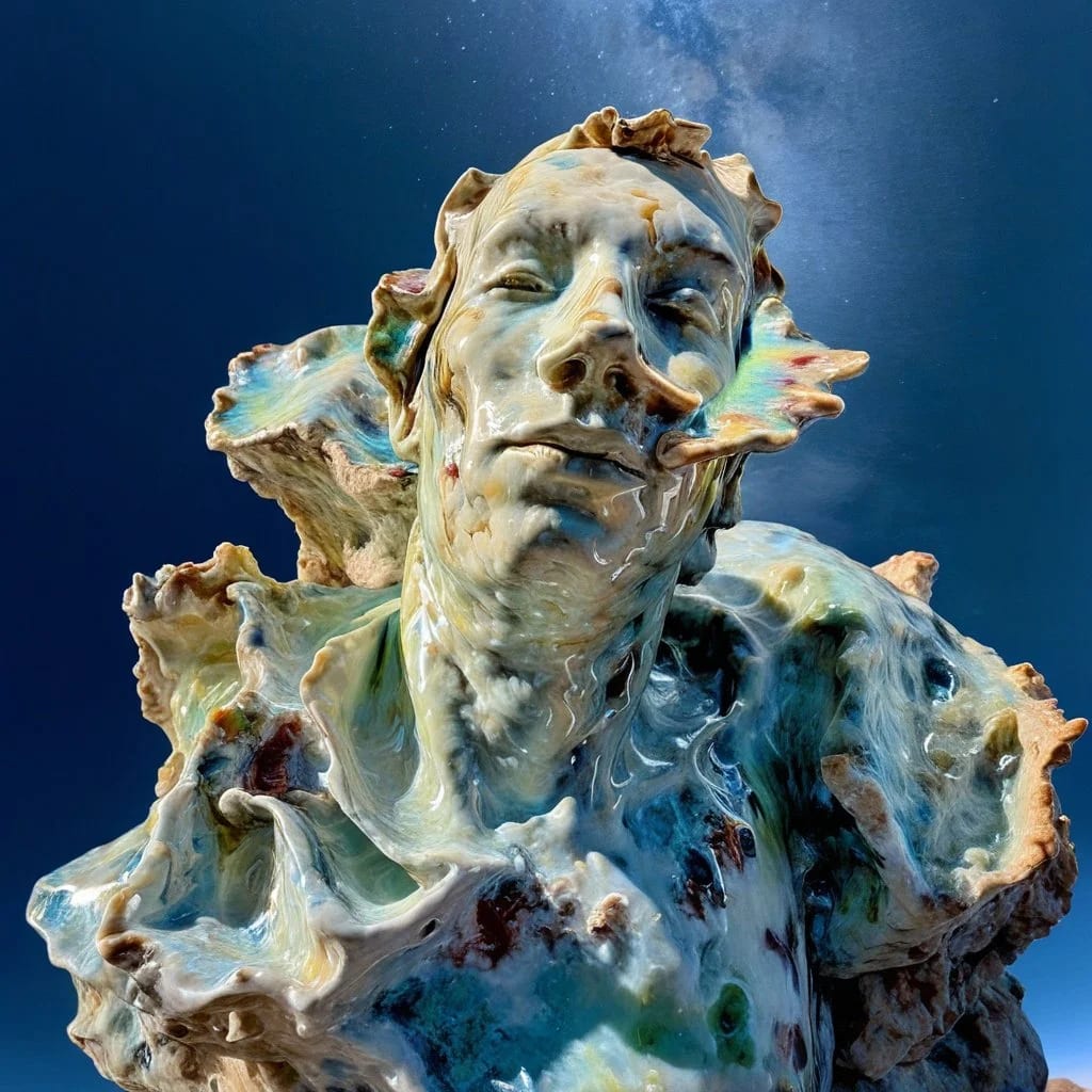 Eden-va2rosa-sculpture and alien lifeforms_ comet surface_ outer space_ nasa-65b1f038c7e9dd341f3b0649.jpg