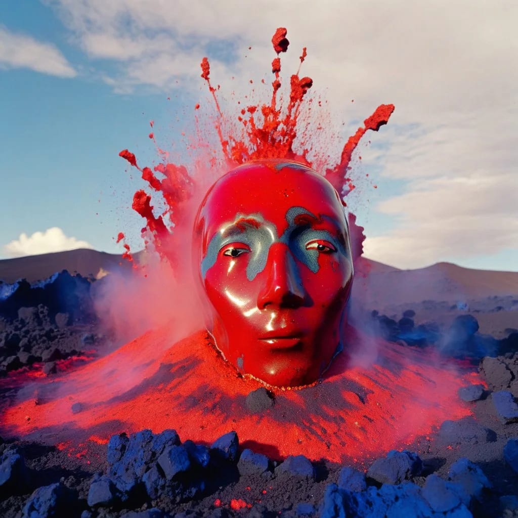 Eden-va2rosa-sculpture in the middle of volcano eruption_ mars planet surface_ commedy film still_ Wes Anderson-65b80a5904b9e394b0da6fed.jpg