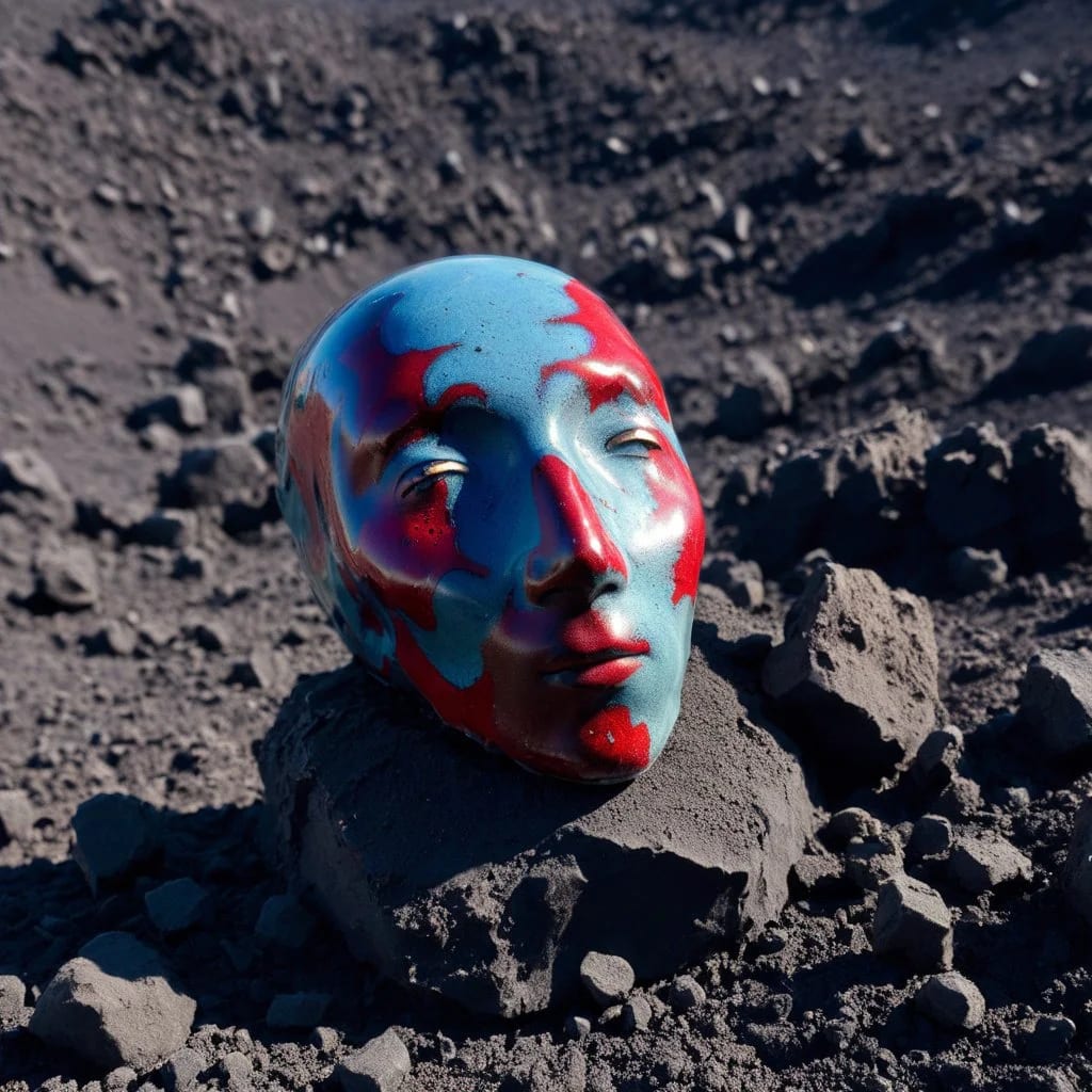 Eden-va2rosa-sculpture in the middle of volcano eruption_ mars planet surface_ commedy film still_ Wes Anderson-65b80b6704b9e394b0db459c.jpg