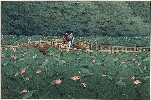 521px-The_Pond_at_Benten_Shrine_in_Shiba,_Kawase_Hasui,_MFAB_50.2885.jpg
